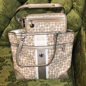 Coach handbag and wallet